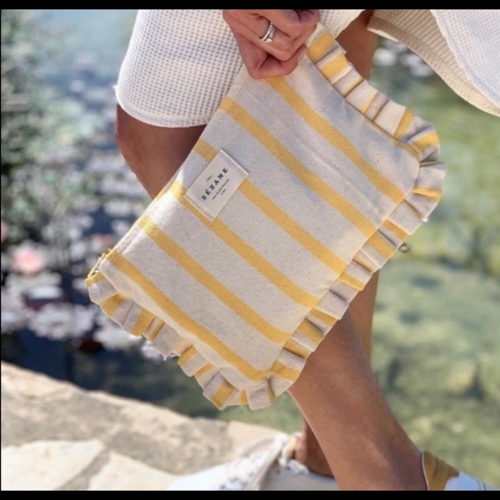 Sezane fabric pouch